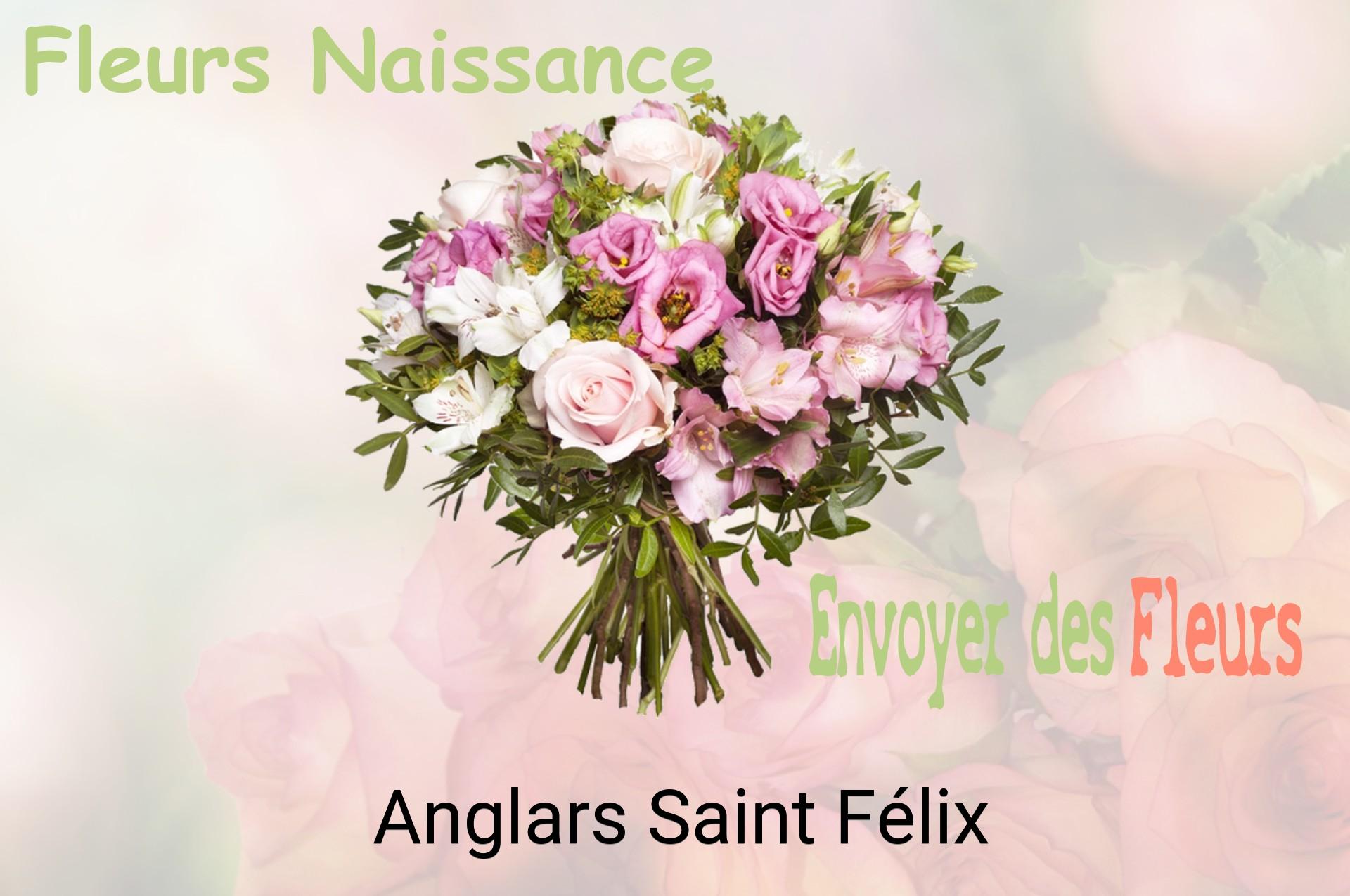 Bouquet de fleurs de naissance livré à Anglars-Saint-Félix