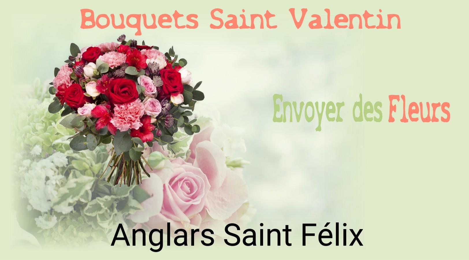 Roses de Saint-Valentin livrées à Anglars-Saint-Félix